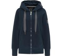Elbsand Sweatjacke Kelda 70299 00 mit Kapuze, Reißverschluss Damen Blau (Coldwater) XL