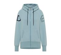 Elbsand Kinea Damen Sweatjacke, Zip-Jacke mit Kapuze, schmal geschnitten
