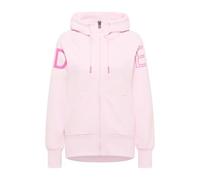 Elbsand Damen Sweatjacke Kinea, Zip-Jacke mit Kapuze, schmal geschnitten, M, Soft Rose