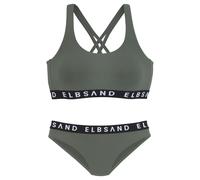 LASCANA - Elbsand LM Bustier-Bikini - Farbe - olive, 40A/B
