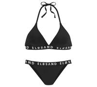 Elbsand Triangel-Bikini Schwarz Damen Größe 34A/B