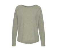 Elbsand Longsleeve Tira mit Logodruck hinten, grün, size=S (36)|color=grün meliert