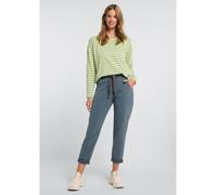 Elbsand Tooske Damen Langarm-T-Shirt Longsleeve mit Bootsausschnitt, locker geschnitten