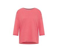ELBSAND - Women's Veera T-Shirt 3/4 Sleeve - Longsleeve, Gr. L, rosa (Barberry/CloudWhite)