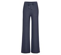 Loungehose ELBSAND, Damen, Gr. 32/34, N-Gr, marine, Feinstrick, Obermaterial: 55% Baumwolle, 45% Nylon, unifarben, bequem lang, Hosen Loungehose, aus hochwertigem Feinstrick, Loungewear (88428462-32)