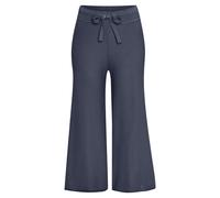 Loungehose ELBSAND, Damen, Gr. 40/42, N-Gr, schwarz (marine), Feinstrick, Obermaterial: 55% Baumwolle, 45% Nylon, unifarben, Hosen Loungehose, aus weichem Feinstrick (87148736-40) marine