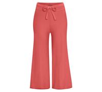 Loungehose ELBSAND, Damen, Gr. 48/50, N-Gr, rot, Feinstrick, Obermaterial: 55% Baumwolle, 45% Nylon, unifarben, Hosen Loungehose, aus weichem Feinstrick (74466668-48) rot