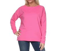 Elbsand Riane Damen Sweatshirt, Rundhalsausschnitt, leicht kastige Schnittform