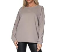 Elbsand Riane Damen Sweatshirt, Rundhalsausschnitt, leicht kastige Schnittform