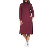 Elbsand Roomi Damen Kleid, Sweat Dress, überschnittene Schultern, Eingriffstaschen, Relaxed fit