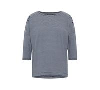 Elbsand Damen T-Shirt Veera 3/4-Arm Longsleeve Grau (Coldwater/CloudWhite) Gr. M