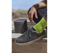 Sneaker ELBSAND, Damen, Gr. 41, grau (anthrazit), Obermaterial: 100% Rindsleder. Decksohle: 100% Lederimitat. Futter: 100% Textilmaterial. Laufsohle: 100% Synthetik, unifarben, Schuhe Sneaker, Schnürh