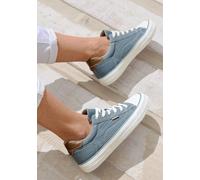 Sneaker ELBSAND "Textilschuh, Schnürschuh", Damen, Gr. 39, blau, Obermaterial: 96% Textilmaterial, 4% Lederimitat. Decksohle: 76% Textilmaterial, 24% Lederimitat. Futter: 100% Textilmaterial. Laufsohl