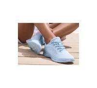 Sneaker ELBSAND "Slip-In Sneaker", Damen, Gr. 42, blau, Obermaterial: 70% Textilmaterial, 30% Lederimitat. Futter: 100% Textilmaterial. Decksohle: 100% Textilmaterial. Laufsohle: 100% Synthetik, unifa