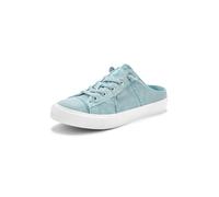 Sneaker ELBSAND "Sabot, Clog, Freizeitschuh, Halbschuh, Stoffschuh", Mädchen, Gr. 44, blau (hellblau), Obermaterial: 100% Textilmaterial. Decksohle: 100% Textilmaterial. Futter: 100% Textilmaterial. L