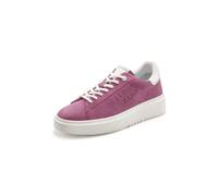 Sneaker ELBSAND "Schnürschuh", Damen, Gr. 41, pink, Obermaterial: 95% Ziegenleder, 5% Schafsleder. Futter: 100% Lederimitat. Decksohle: 100% Schafsleder. Laufsohle: 100% Synthetik, unifarben, Schuhe,