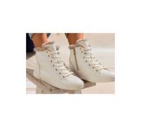 Stiefelette ELBSAND, Damen, Gr. 40, beige, Obermaterial: 94% Lederimitat, 6% Textilmaterial. Decksohle: 100% Textilmaterial. Futter: 100% Textilmaterial. Laufsohle: 100% Synthetik, unifarben, used, Sc