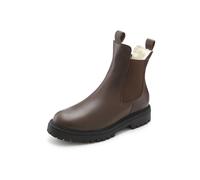 Stiefelette ELBSAND "Chelseaboots", Damen, Gr. 37, camelfarben, Obermaterial: 100% Rindsleder. Futter: 100% Textilmaterial. Decksohle: 100% Textilmaterial. Laufsohle: 100% Synthetik, unifarben, Schuhe