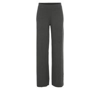 Elbsand Strickhose ELBSAND Damen, weites Bein, meliert, 50% Viskose, Gr. 36/38, Anthrazit