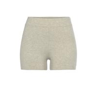 Strickhose ELBSAND "-Kurze Hose" Gr. 48/50, N-Gr, grau (hellgrau) Damen Hosen Strandhosen aus hochwertigen Strick Bestseller (70447849-48) hellgrau