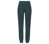 Strickhose ELBSAND, Damen, Gr. 44/46, N-Gr, blau (petrol), Feinstrick, Obermaterial: 50% Viskose, 28% Polyester, 22% Nylon, meliert, unifarben, bequem lang, Hosen, aus hochwertigem weichem Strick, Lou