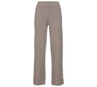 Strickhose ELBSAND, Damen, Gr. 44/46, N-Gr, grau (taupe), Feinstrick, Obermaterial: 50% Viskose, 28% Polyester, 22% Nylon, meliert, sehr bequem lang, Hosen, aus weichem hochwertigem Strick, Loungewear