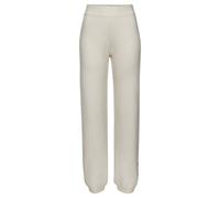 Strickhose ELBSAND, Damen, Gr. 48/50, N-Gr, weiß (wollweiß meliert), Feinstrick, Obermaterial: 50% Viskose (LENZING), 50% Polyester, unifarben, meliert, casual, bequem lang, Hosen, mit eingestricktem 