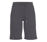 Sweatbermudas ELBSAND "Brinjana", Damen, Gr. M (38), N-Gr, grau (anthrazit), Sweatware, Obermaterial: 95% Baumwolle, 5% Elasthan, unifarben, casual, figurumspielend kniefrei, Hosen Shorts Strandshorts