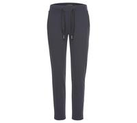 Sweathose ELBSAND "Brinja", Damen, Gr. XL (42), N-Gr, grau (anthrazit), angeraute Sweatware, Obermaterial: 95% Baumwolle, 5% Elasthan, unifarben, figurumspielend lang, Hosen Sweathose, mit Logoprint a