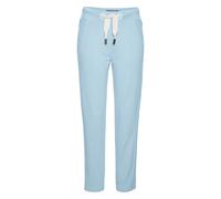 Sweathose ELBSAND "Brinja", Damen, Gr. XL (42), N-Gr, aquamarine, Sweatware, Obermaterial: 95% Baumwolle, 5% Elasthan, unifarben, figurumspielend lang, Hosen Sweathose, mit Taschen und breiten Kordeln