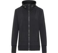 Elbsand Sweatjacke Alvis mit Stehkragen in Schwarz, Größe S