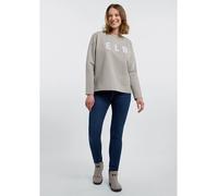 Elbsand Damen Sweatshirt ALAIA Relaxed Fit, taupe, Gr. S