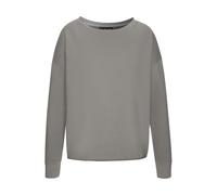 Sweatshirt ELBSAND "Raina" Gr. S (36), grün Damen Sweatshirts Rundhalsshirts mit Logoprint am Rücken Bestseller (64491855-S)