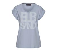 T-Shirt ELBSAND "Eldis" Gr. L (40), blau (blau meliert) Damen Shirts (75905462-L) blau meliert