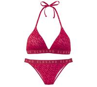 Triangel-Bikini ELBSAND, Damen, Gr. 42, Cup C/D, rot (hummer bedruckt), Recycling-Polyamid, Bikini-Sets, mit Markenschriftzug, Topseller (21393742-42) hummer bedruckt