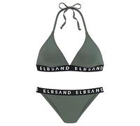Elbsand Triangel-Bikini Olive - Microfaser, unifarben - Damen - Gr. 42/Cup C/D