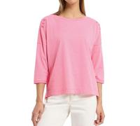 Elbsand Damen 3/4-Arm Shirt ESWVeera Damenshirt mit Streifen 70597 00 Soda Pink+Alarm (064) L