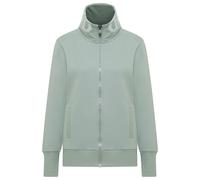 ELBSAND - Women's Alvis Jacket - Sweat- & Trainingsjacke, Gr. L, grau/türkis (SiltGreen)