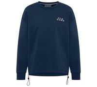 ELBSAND - Women's Caris Sweatshirt - Pullover, Gr. XS, blau (Coldwater/White)