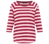 ELBSAND - Women's Celin T-Shirt - T-Shirt, Gr. S, rosa (Ruby/ShellPinkStripe)