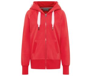 ELBSAND - Women's Kelda Hood-Jacket - Sweat- & Trainingsjacke, Gr. M, rot (Barberry)