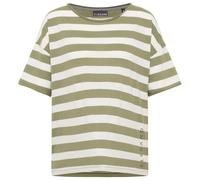 ELBSAND - Women's Luani T-Shirt - T-Shirt, Gr. XXL, oliv (GreenLeaf/CloudWhite)