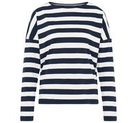 ELBSAND - Women's Milia - Longsleeve, Gr. L, blau/weiß (Coldwater/CloudWhite)