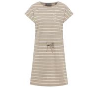ELBSAND - Women's Sellvie - Kleid, Gr. L, beige (SoftMud/BrightWhiteStripe)