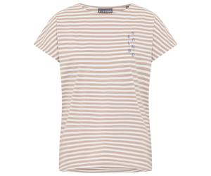 ELBSAND - Women's Selma - T-Shirt, Gr. XS, rosa (Camel/BrightWhite)