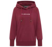 ELBSAND - Women's Svana Hoodie Loose Fit - Hoodie, Gr. L, rot (Ruby)