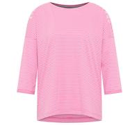 ELBSAND - Women's Veera T-Shirt 3/4 Sleeve - Longsleeve, Gr. L, rosa (MagentaSky/CloudWhite)