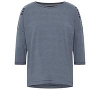 ELBSAND - Women's Veera T-Shirt 3/4 Sleeve - Longsleeve, Gr. XXL, grau (Coldwater/CloudWhite)