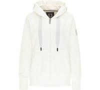 Elbsand Zipjacke Kelda Hood in Weiß, Größe XXL