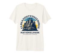 Elbsandsteingebirge Nationalpark Sächsische Schweiz Wandern Premium T-Shirt